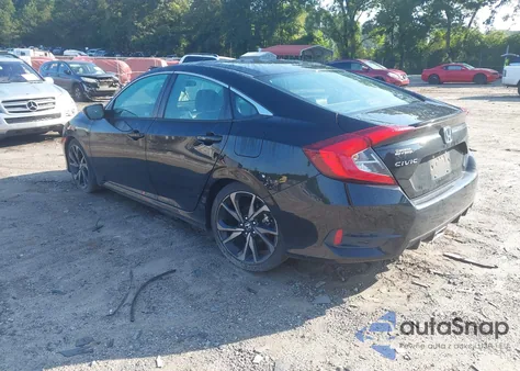 2021 Honda Civic Sport из США, поврежденный, VIN 2HGFC2F87MH536764